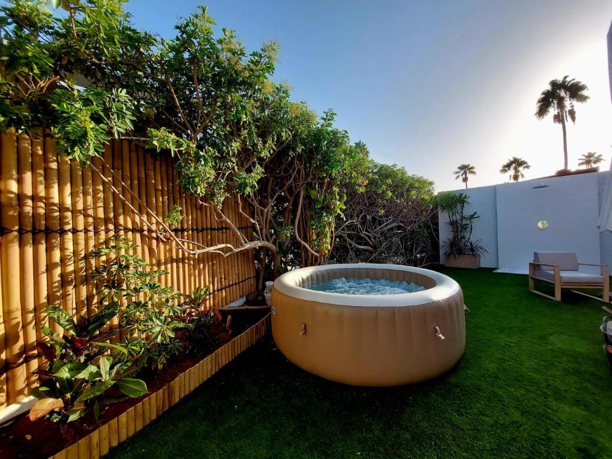 Bungalow De Diseno Hidromasajes Terraza Y Piscina. San Bartolomé Extérieur photo