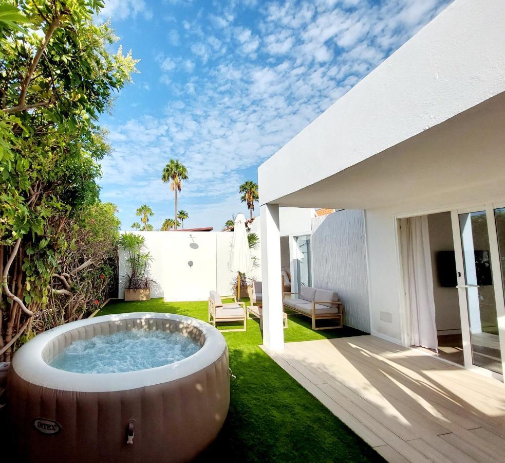 Bungalow De Diseno Hidromasajes Terraza Y Piscina. San Bartolomé Extérieur photo